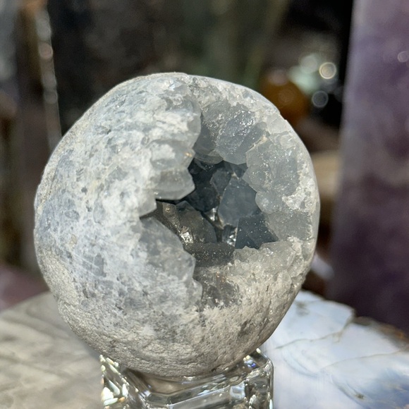 Celestite Crystal Cluster! - Picture 5 of 6